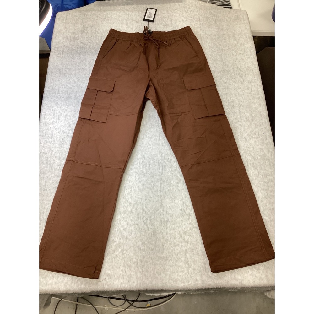 CSG‎ Canyon Cargo Pants Mens Medium Brown Relaxed Fit Stretch 1805471 NWT